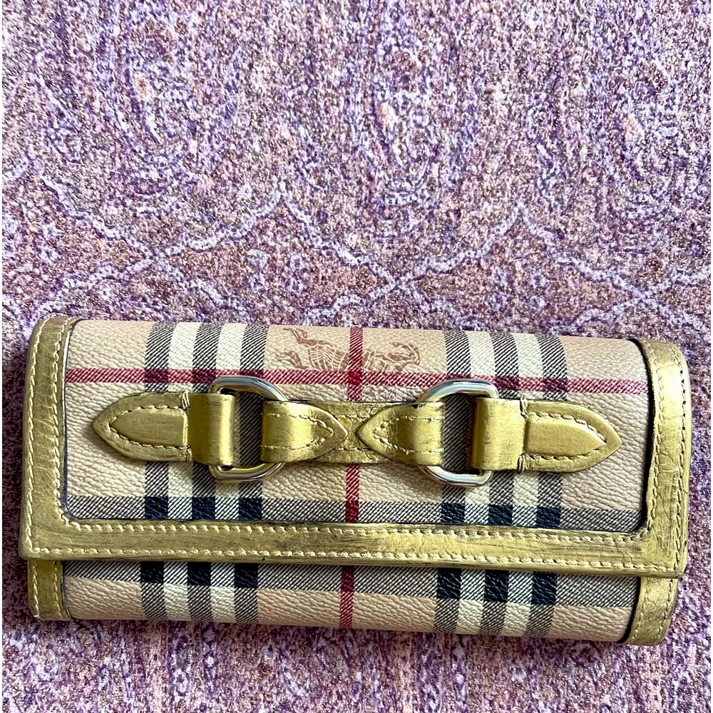 BURBERRY HAYMARKET CHECK WALLET